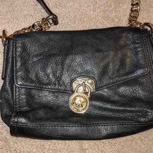 Michael Kors Lock Leather Crossbody Bag